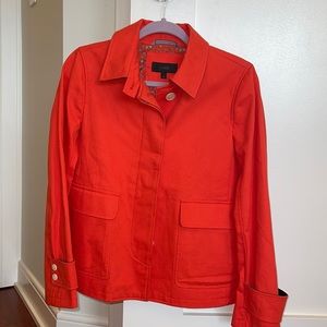 JCrew blazer jacket orange